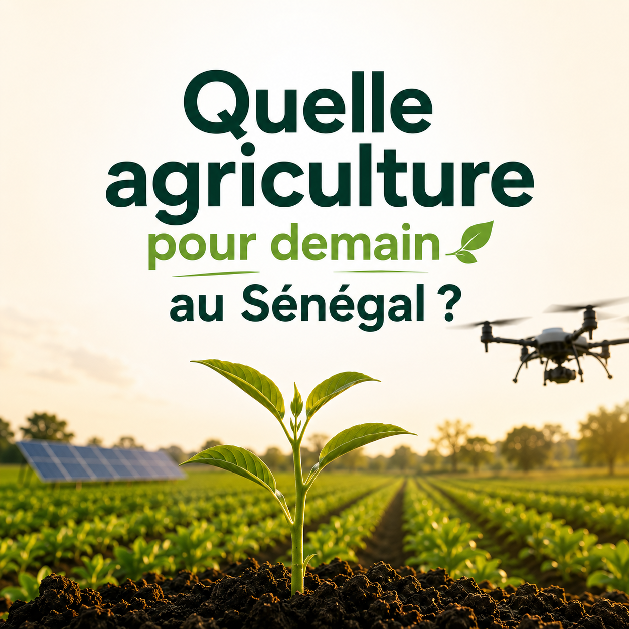 champs agricoles au Sénégal